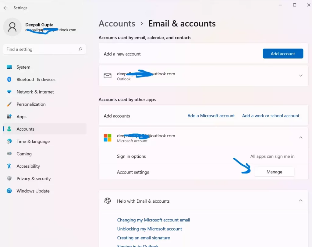 How Can I Delete My Outlook Email Account By Removing My Email Address