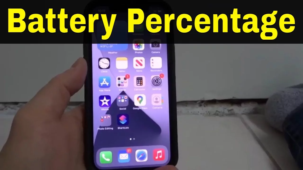 How To Show Battery Percentage On iPhone 12