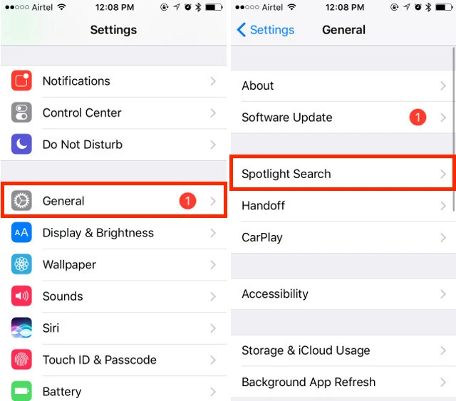 How To Clear Spotlight Search History On iPhone Via Settings?