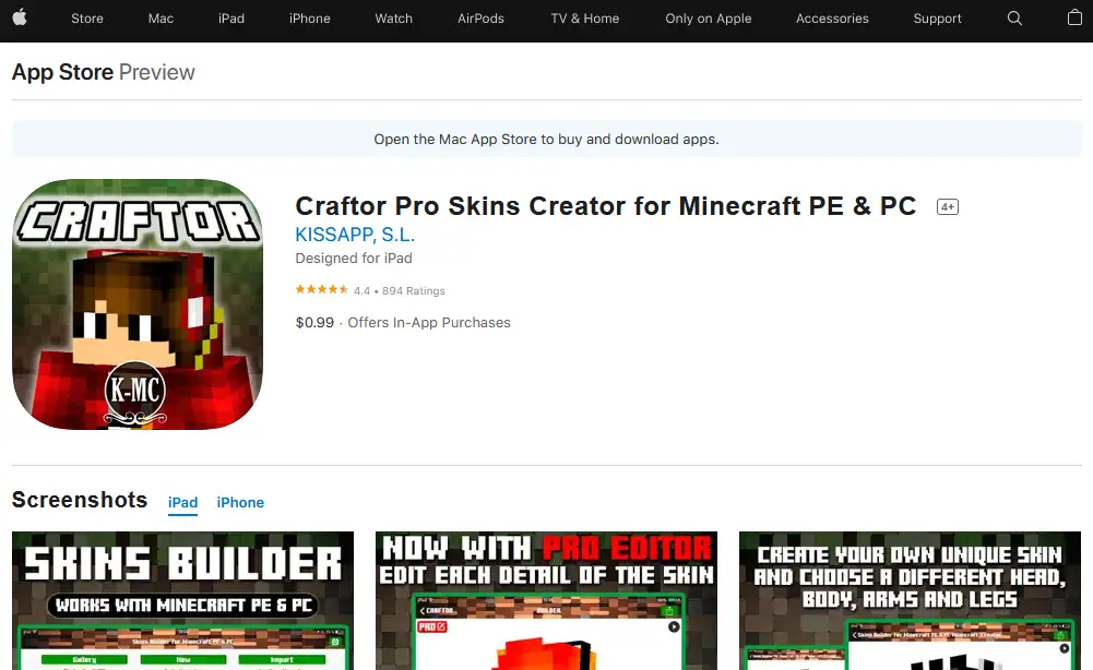 5 Best Minecraft Skin Creators _ Craftor Pro Skins Creator for Minecraft PE & PC