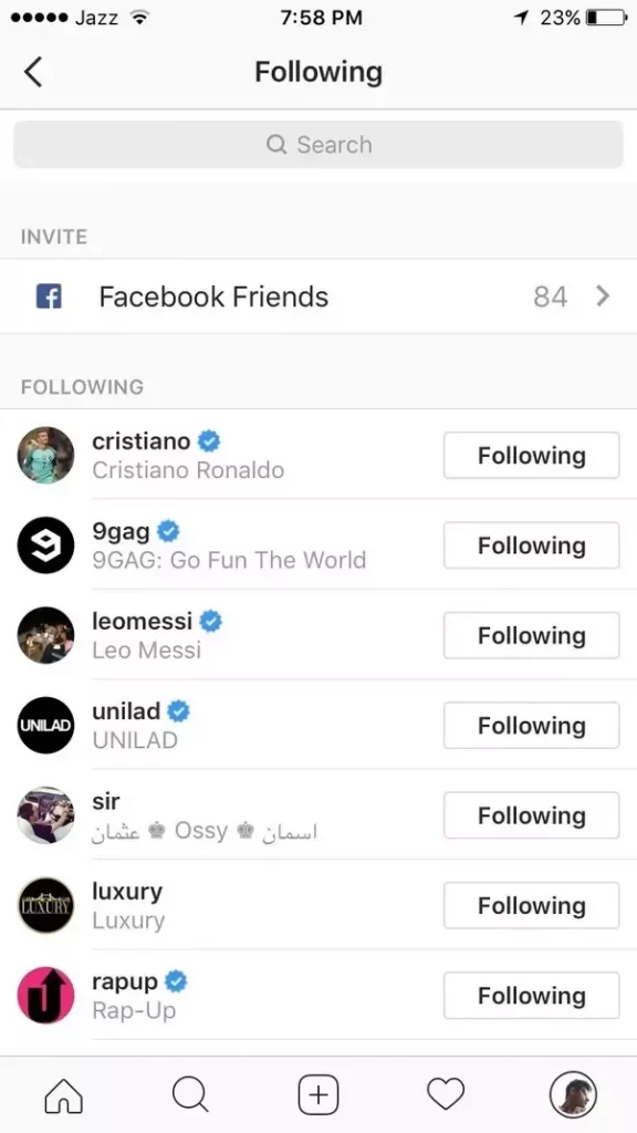 How The Instagram Following and Followers List Is Ordered?