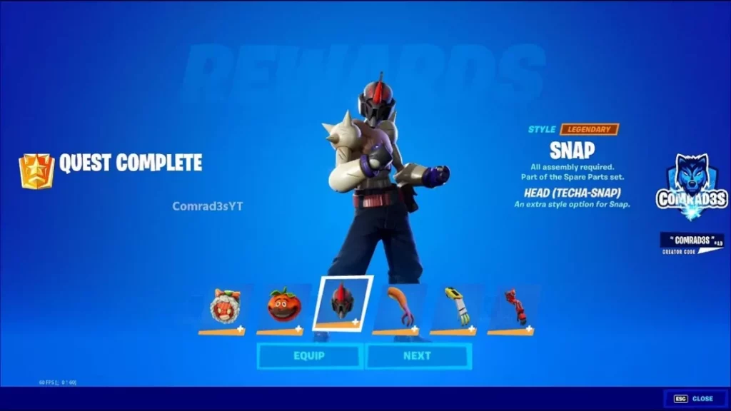 How To Unlock All Snap Assemble Skin Styles In Fortnite