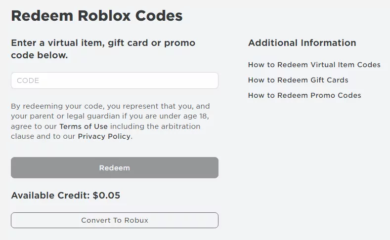 How To Go To The Promo Code In Roblox