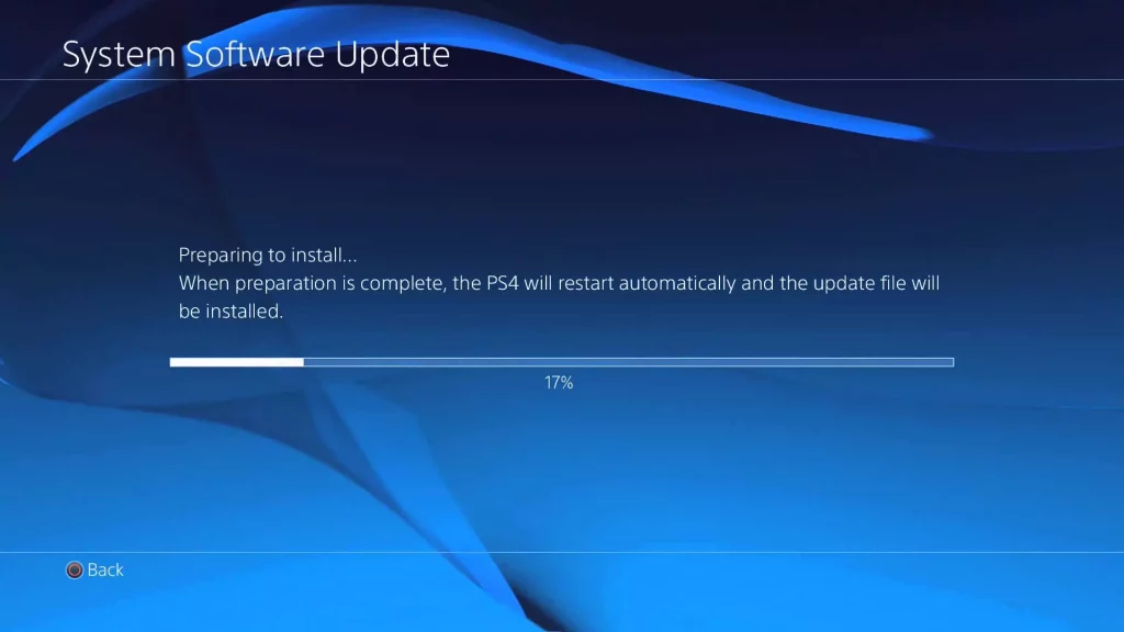 Keep PS4 Updated 