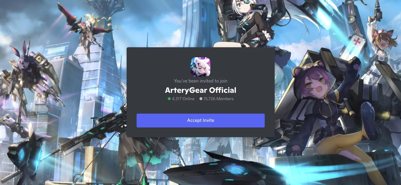 Artery Gear Discord | How To Join The Server