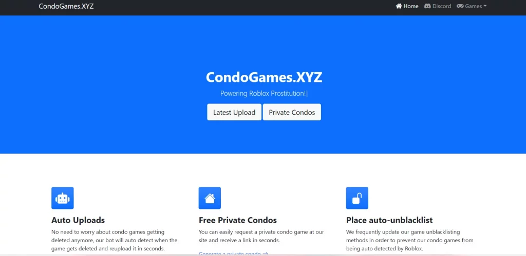 Condogames.xyz Discord