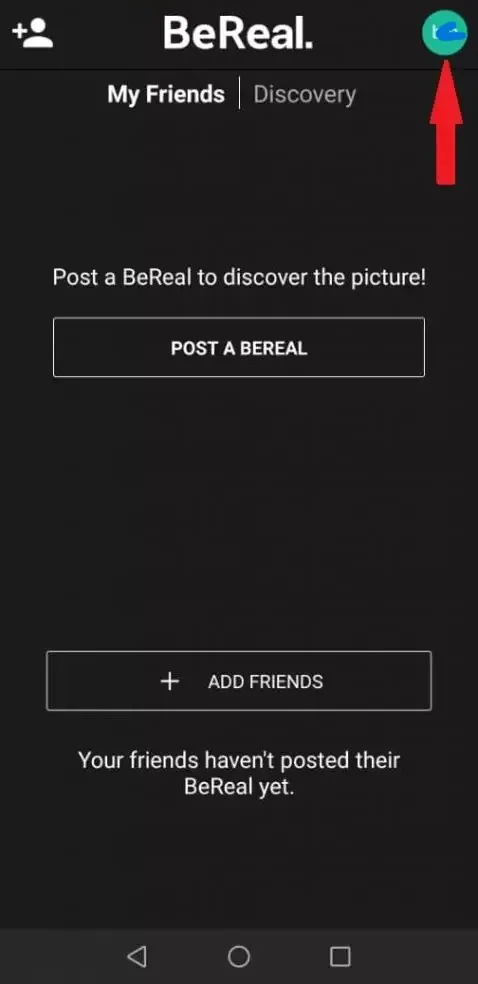 How To Change BeReal Profile Picture On An Android Device