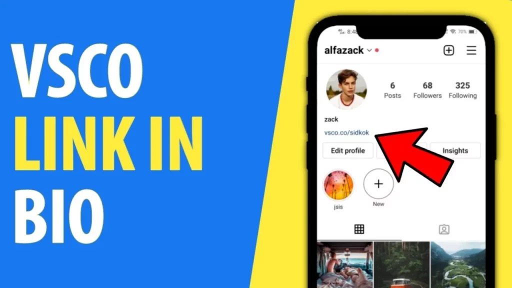 How To Put Your VSCO Link In Instagram Bio