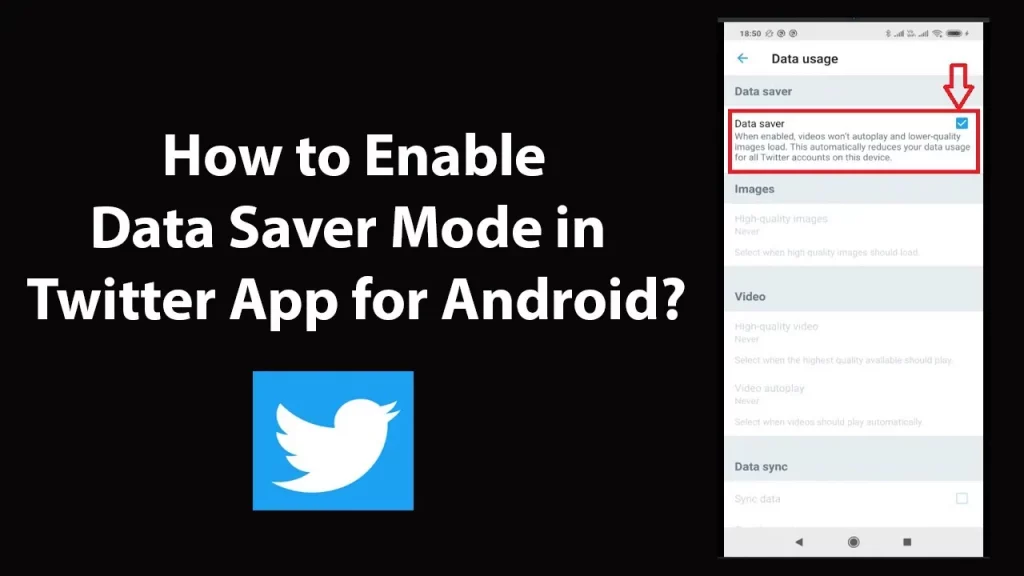 How To Turn On Data Saver On Twitter