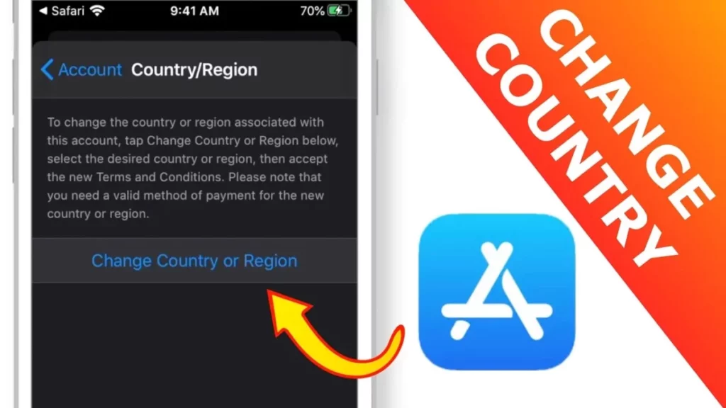 How To Change App Store Country