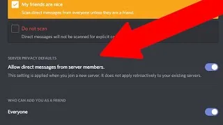 How To Disable DMs On Discord 