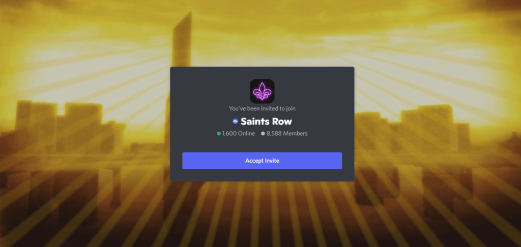 Saints Row Discord