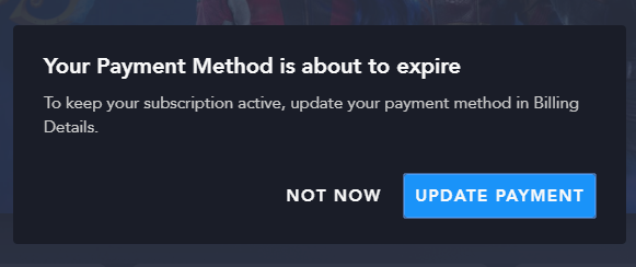Disney Plus Update Payment Button Not Working