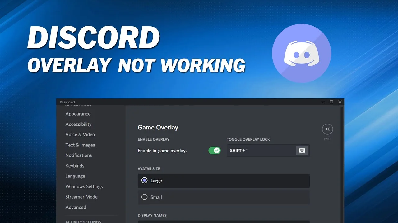 How To Fix Discord Overlay Not Working