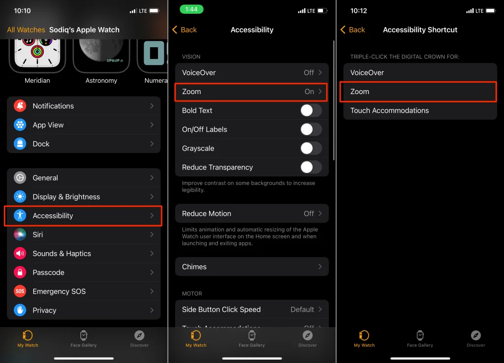 Disable Zoom In Feature Of Your Apple Watch Through Your iPhone