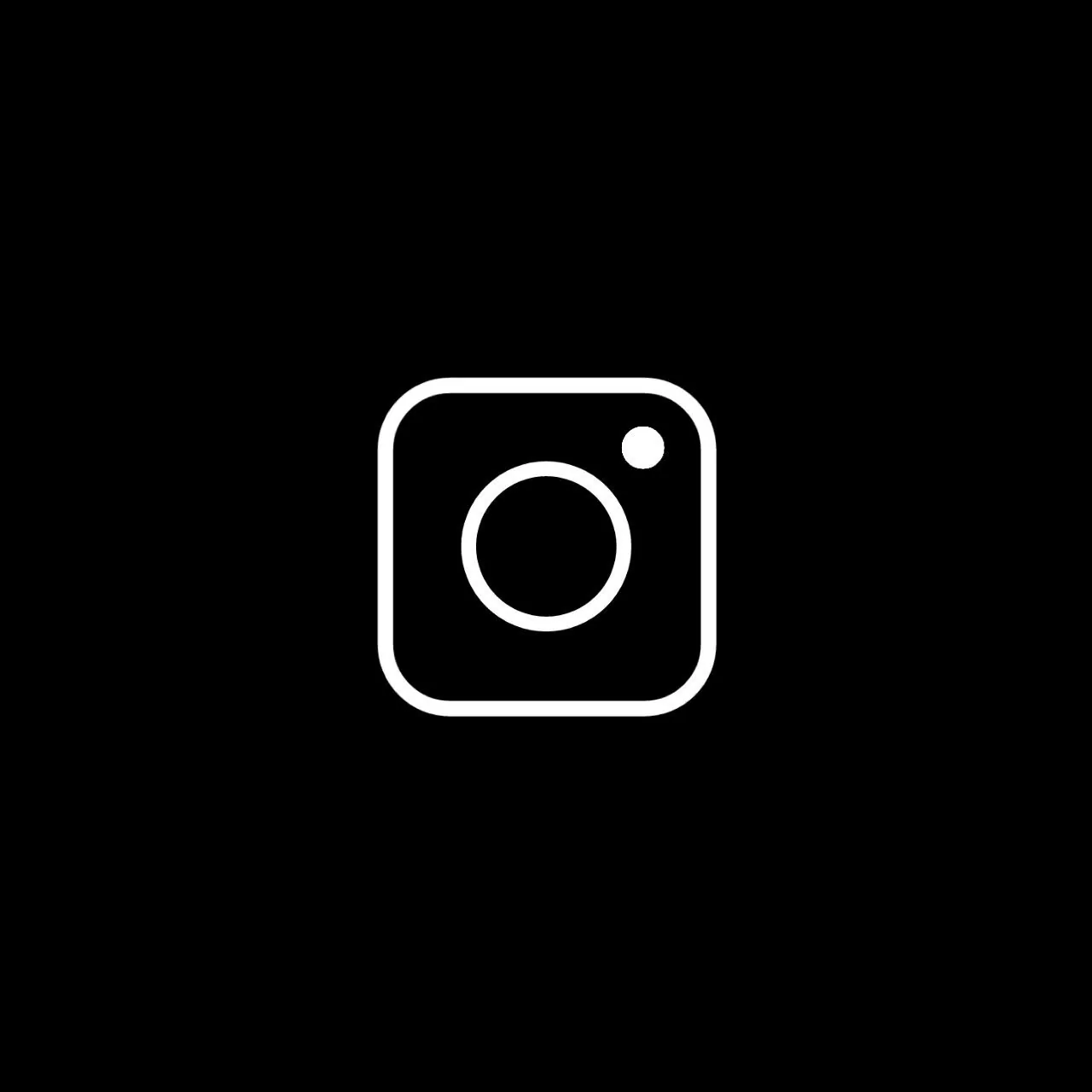 Black Instagram Icon