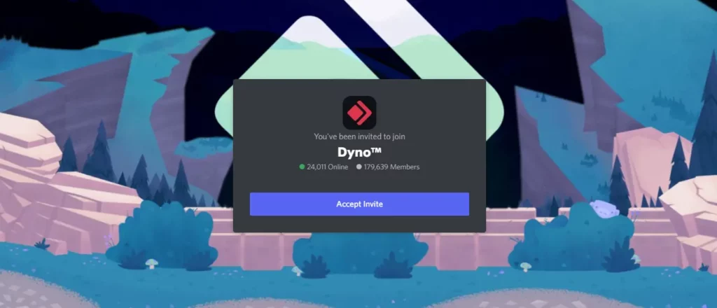 Dyno Bot Discord Server 