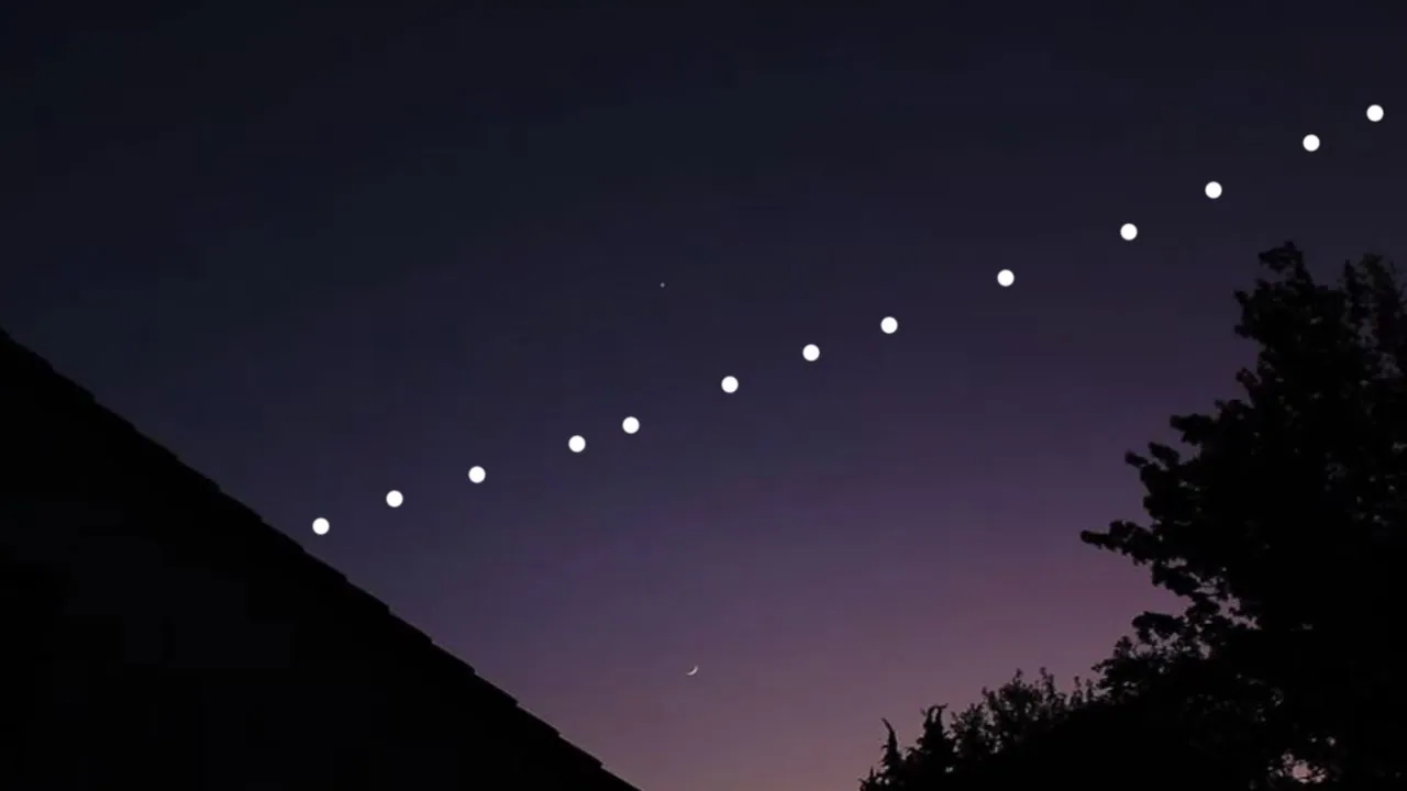 Elon Musk Satellite Train