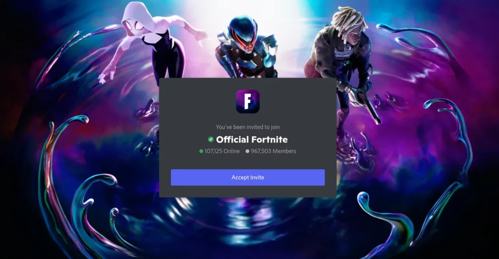 Fortnite Discord server