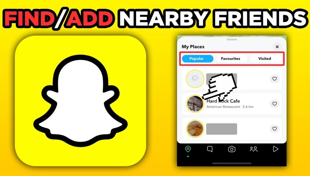 How To Add Nearby Friends On Snapchat