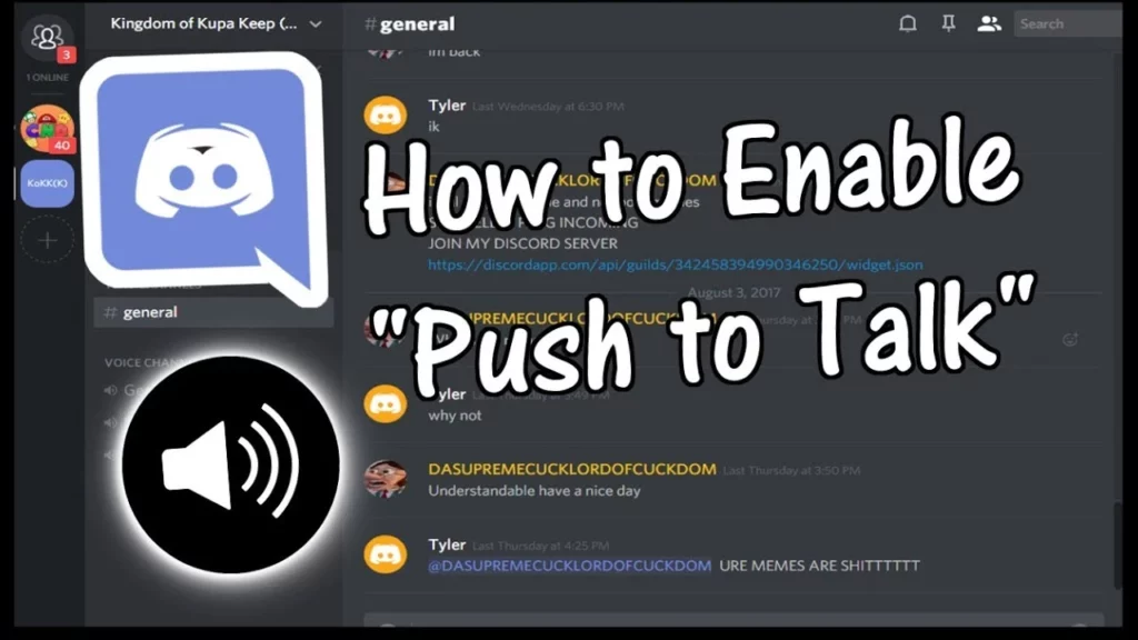 How To Enable and Activate Discord Push To Talk