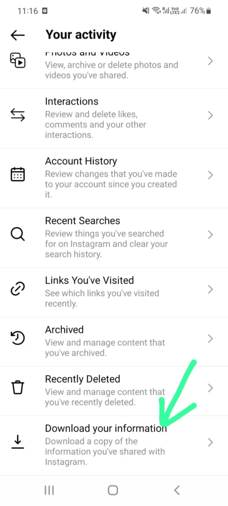 How To Use The Instagram Download Data Tool - download your information