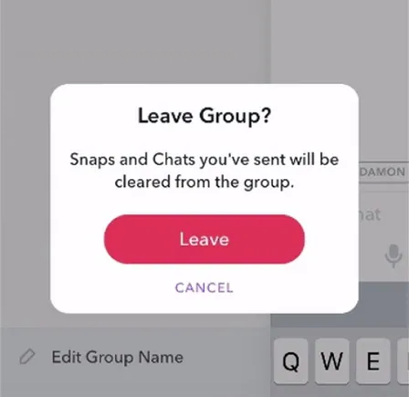How To Leave A Snapchat Group Without Them Knowing