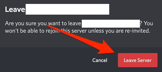 How To Leave A Discord Server On Mobile App?