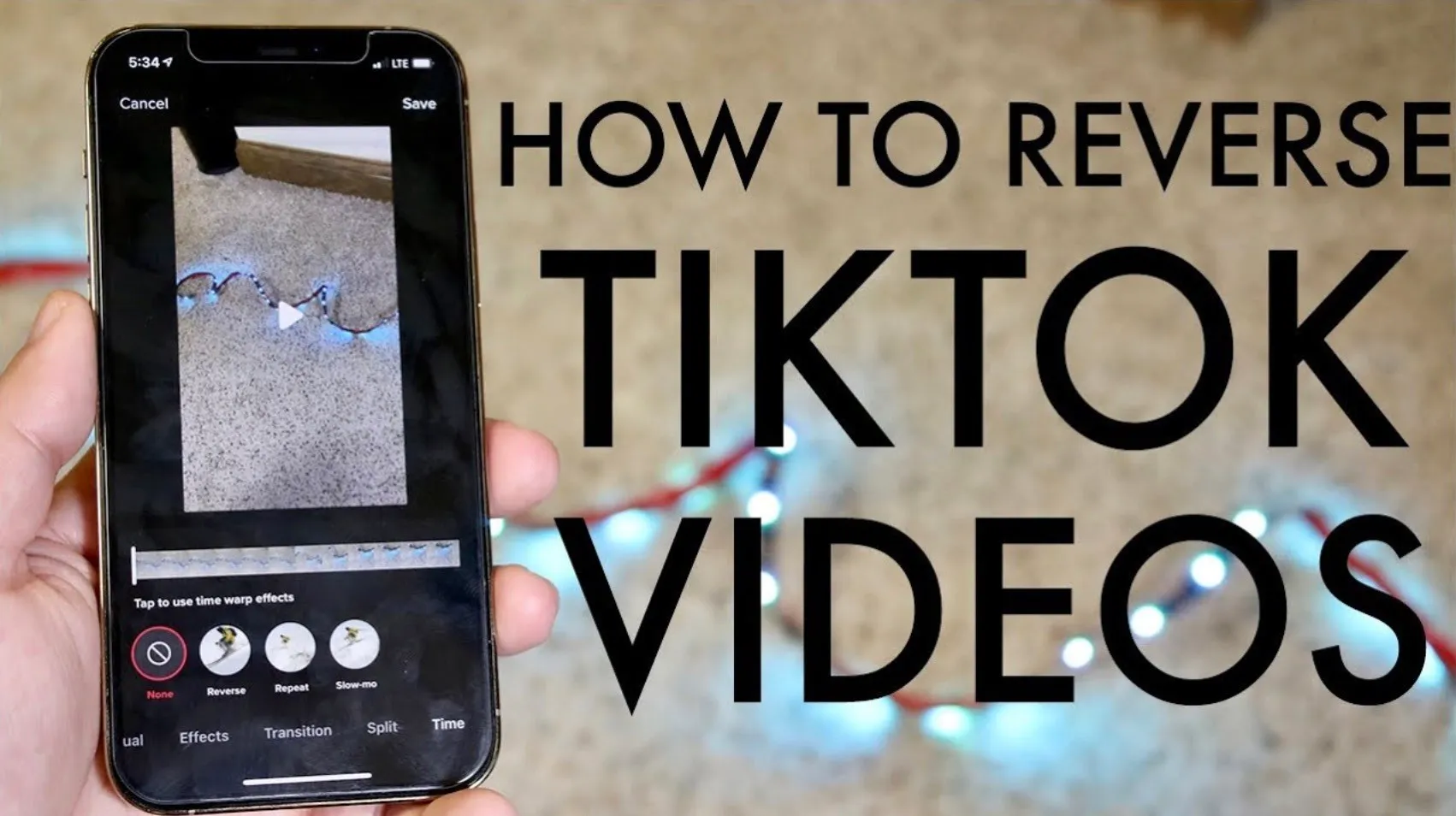 How To Reverse TikTok Videos