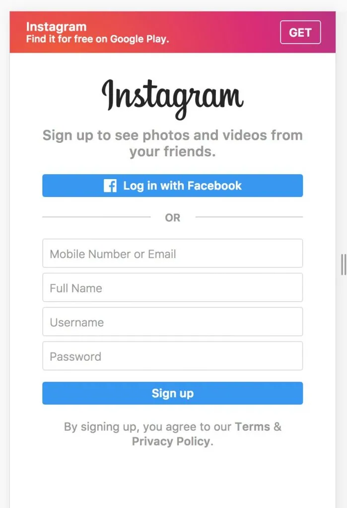 Video Can’t Be Posted On Instagram - login