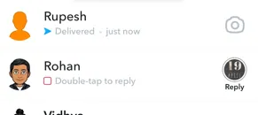 Will Snapchat Say Delivered If Phone Is Off - blue arrow delivered