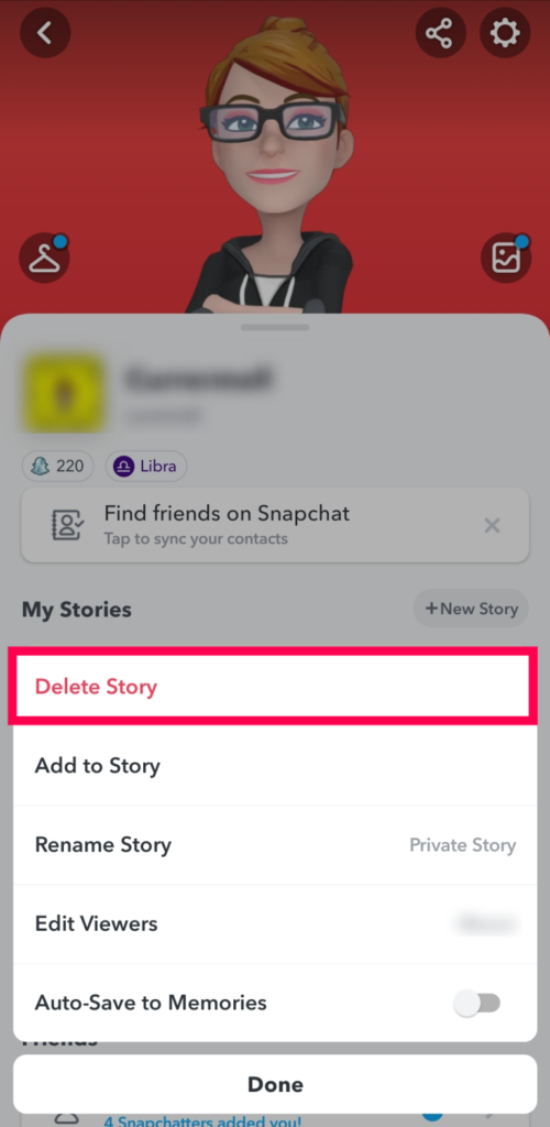 If I Added Only One Person to My Private Story on Snapchat, Would They Know? delete story