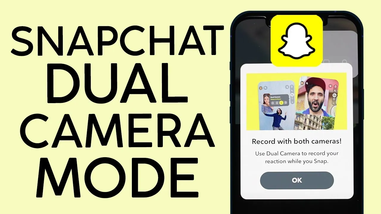 How To Use Dual Camera Mode On Snapchat On iPhone