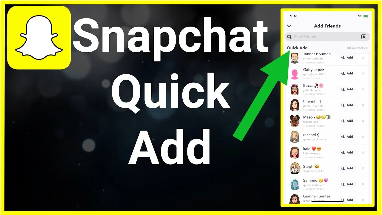 How To Turn Off Quick Add On Snapchat