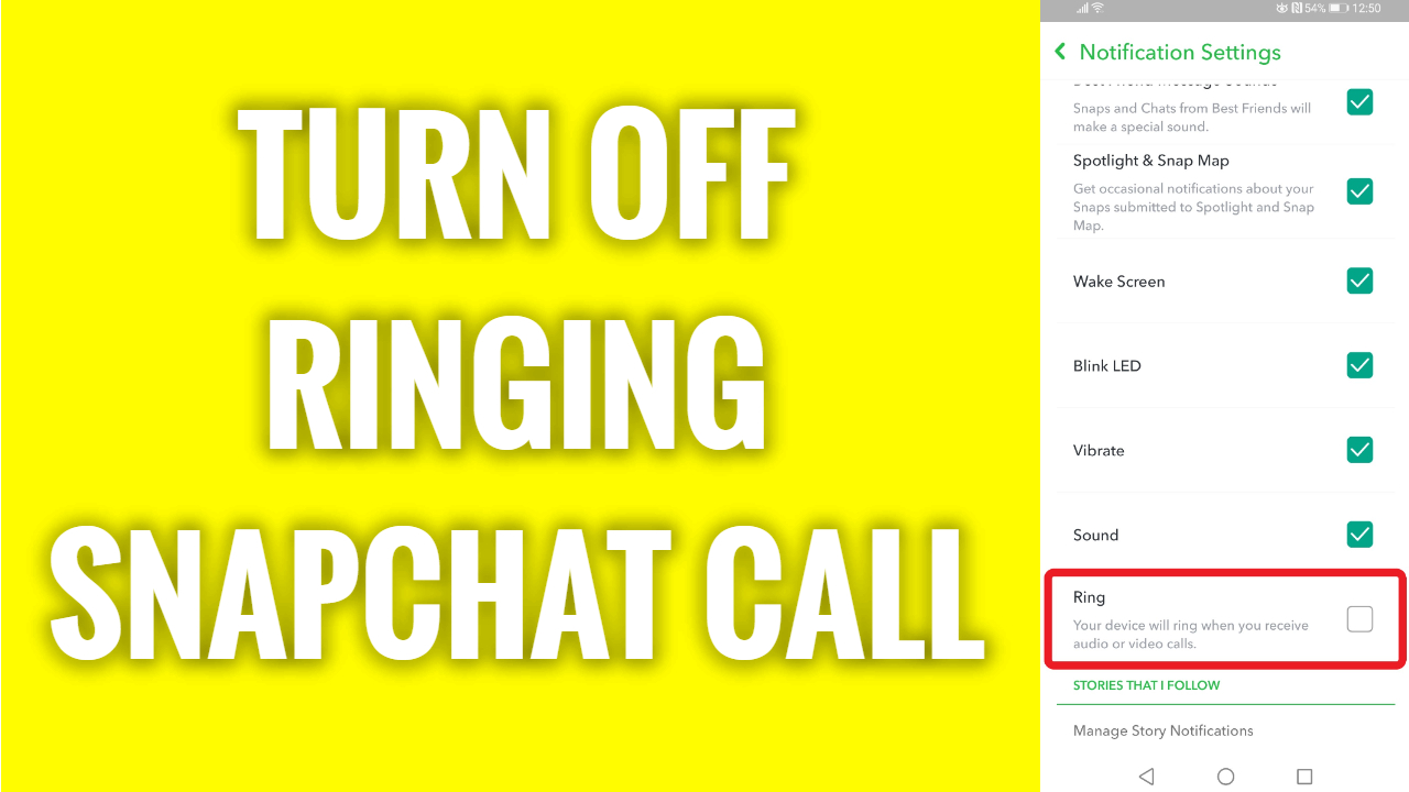 How To Turn Off Snapchat Calls