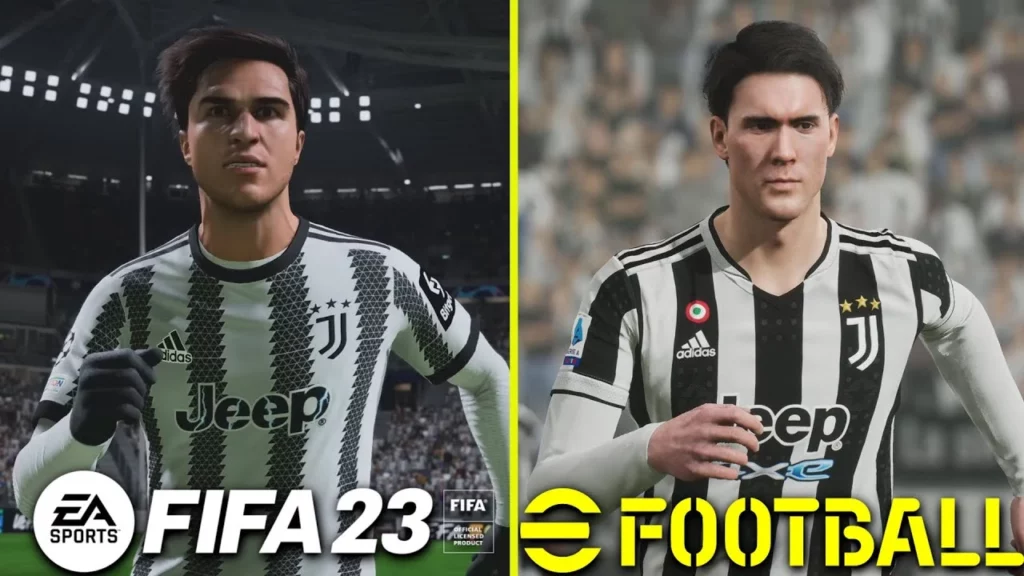 FIFA 23 vs eFootball 23