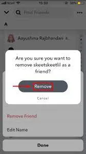 remove multiple Snapchat friends - remove