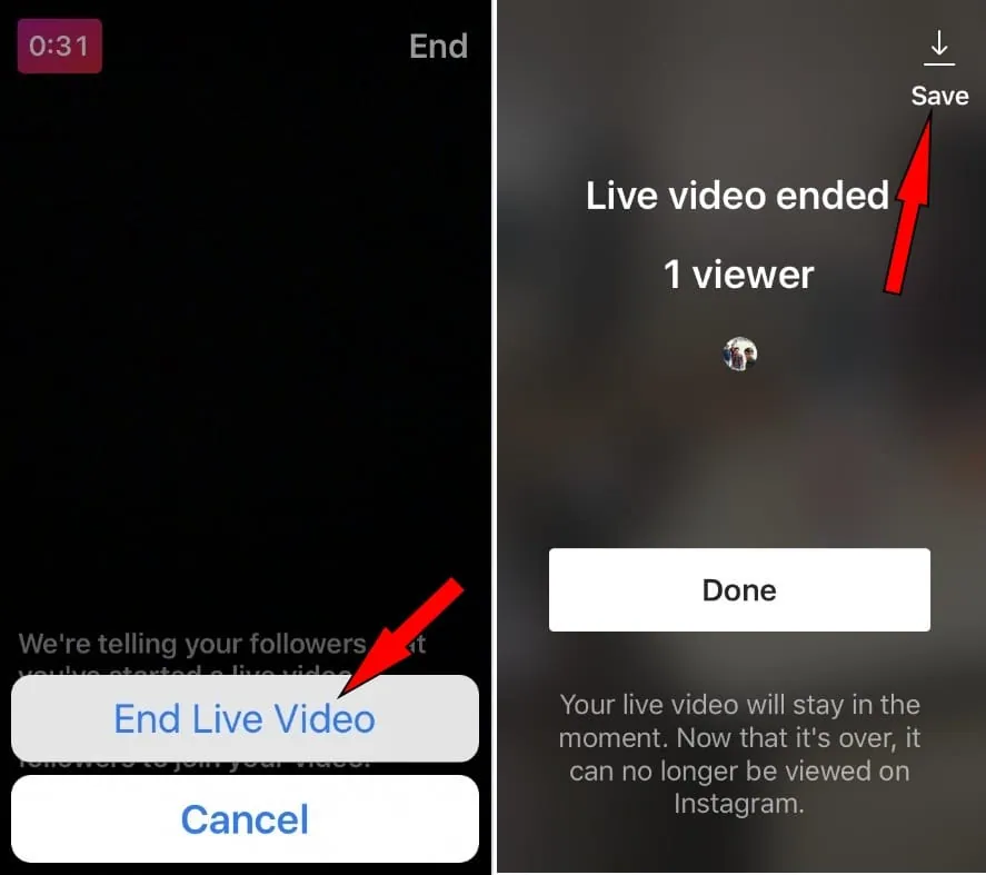 How To Download Your Instagram Live Stream - save live video