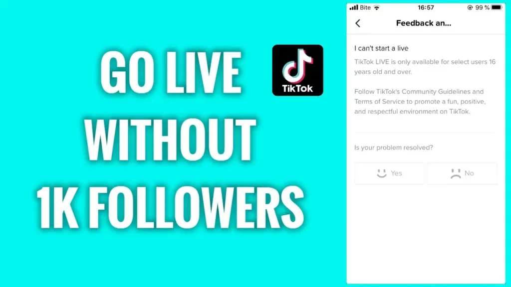 How To Livestream Without 1000 TikTok Followers?