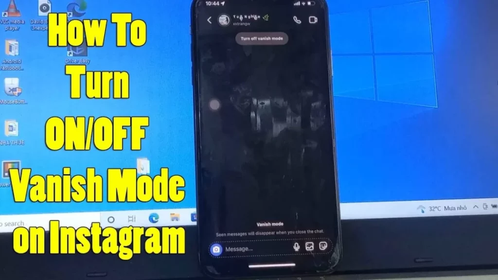 How To Turn On/Off Vanish Mode On Instagram