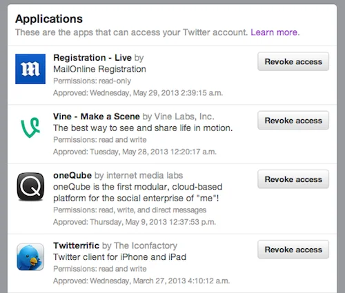 How To Revoke Permissions For Apps Connected To Twitter?