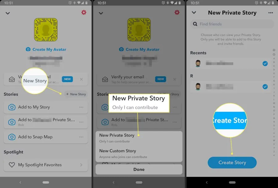 How To Increase Snap Score - add story