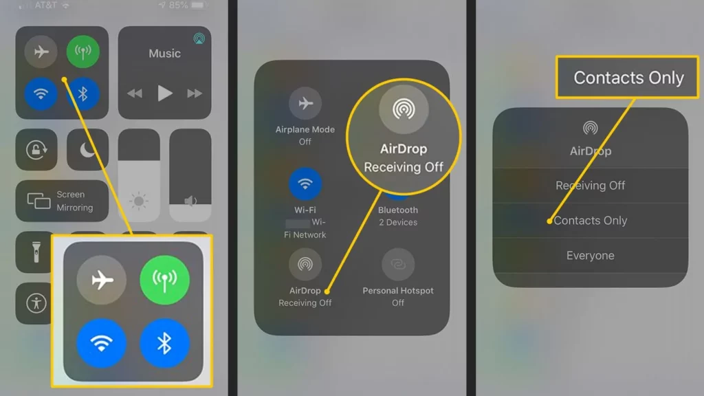How to fix iphone 13 airdrop not working - contacts only