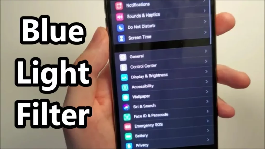How To Use Blue Light Filter iPhone