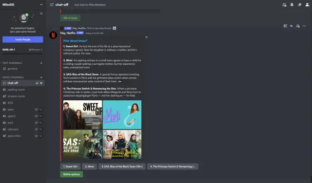 Netflix Discord Bot 