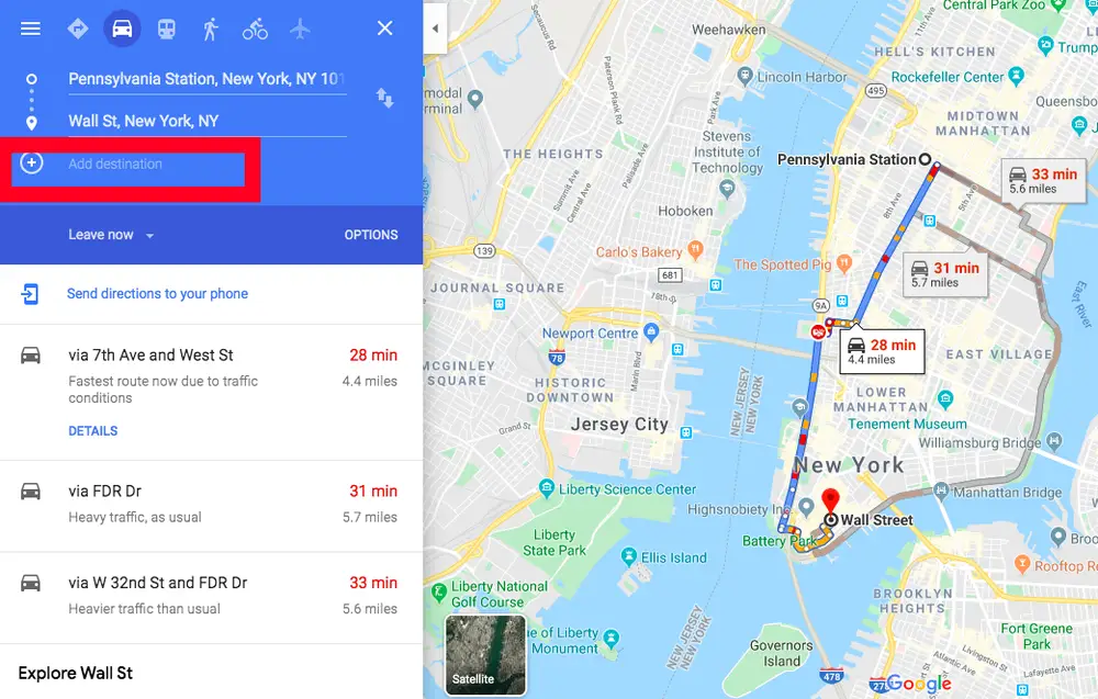 How To Pin More Than One Location In Google Maps - Destination