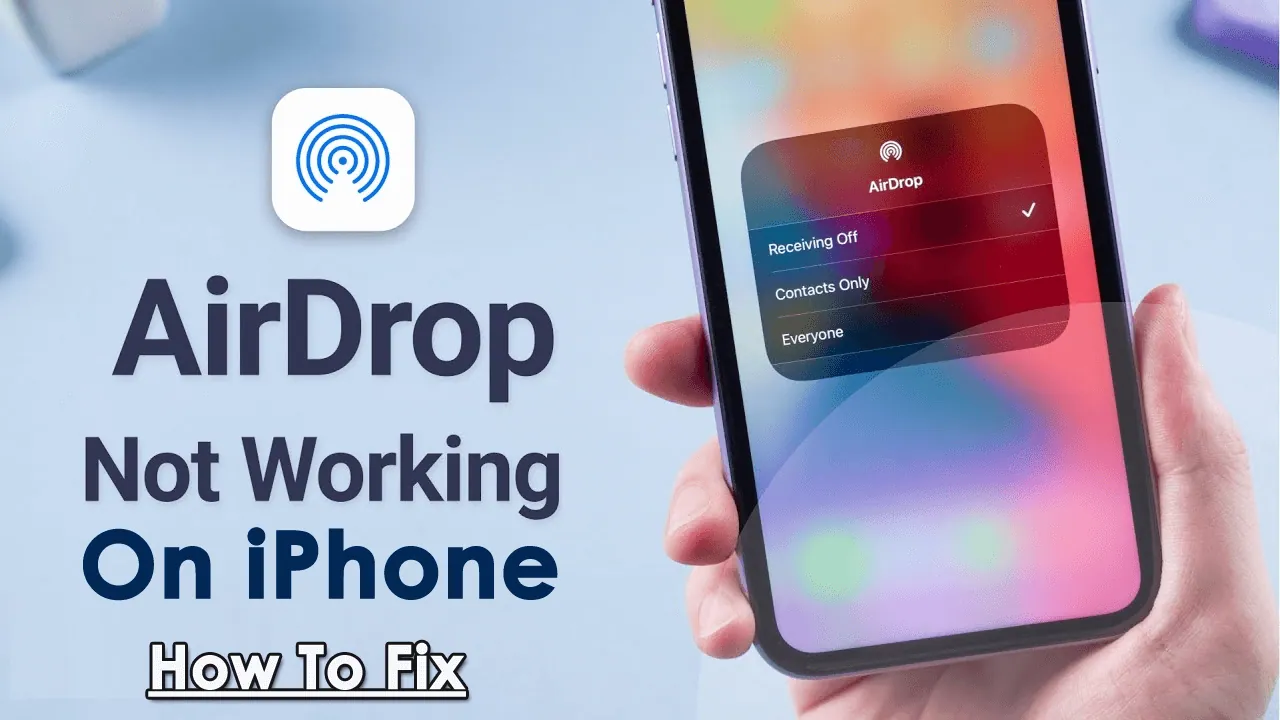 How to fix iphone 13 airdrop not working
