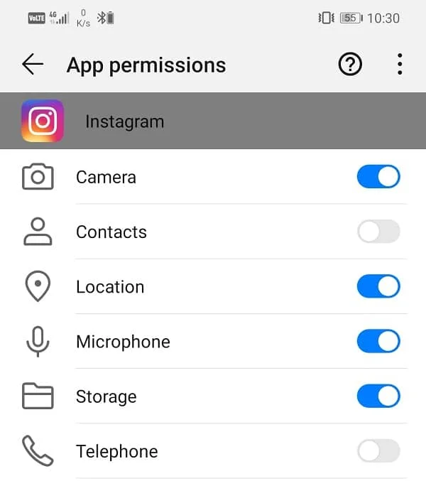 How To Fix Instagram Filters Not Available In My Location - permissons