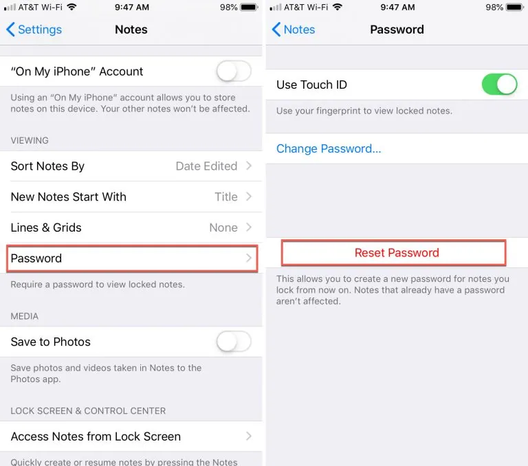 How To Unlock Old Notes On iPhone Forgot Password