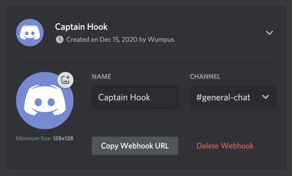 Create A Webhook And Copy Its URL